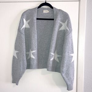 Dreamers By Debut Size Small Gray/White Star Taylor Swift Vibes EC Cardigan!